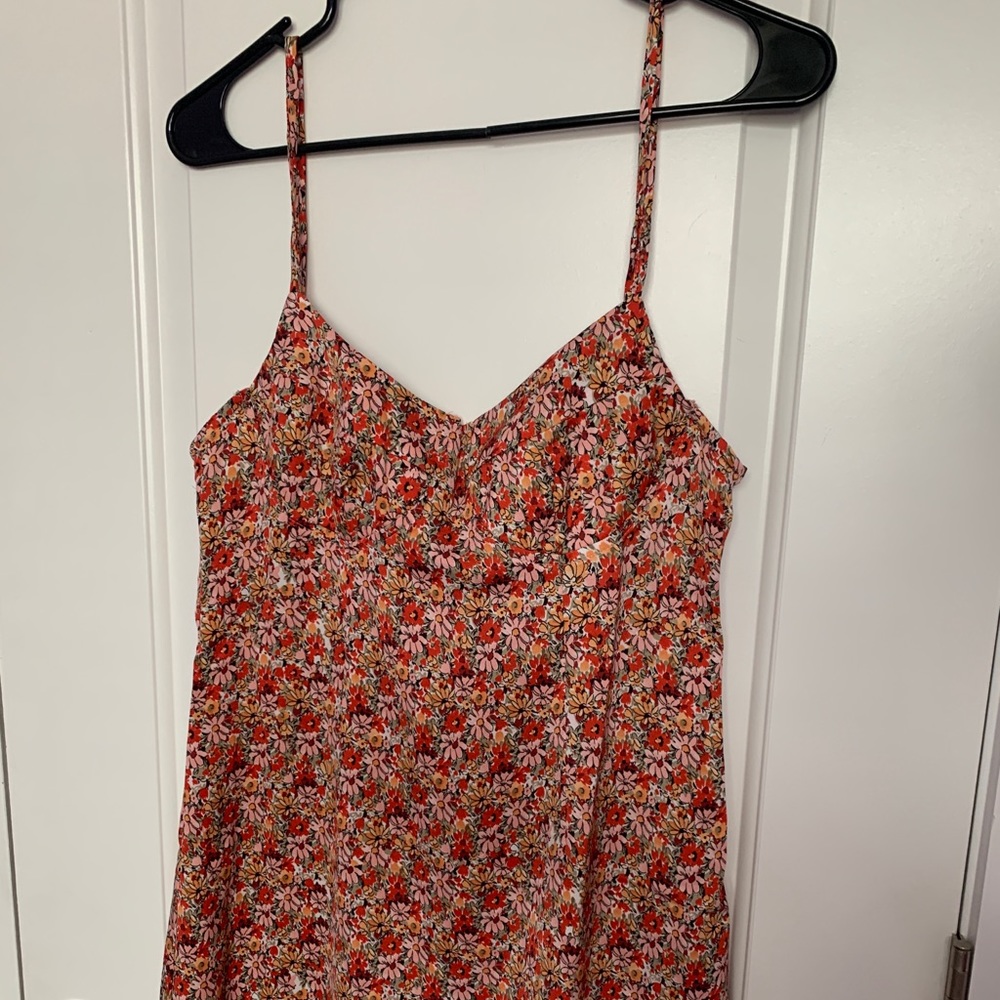 Grey Bandit floral mini dress